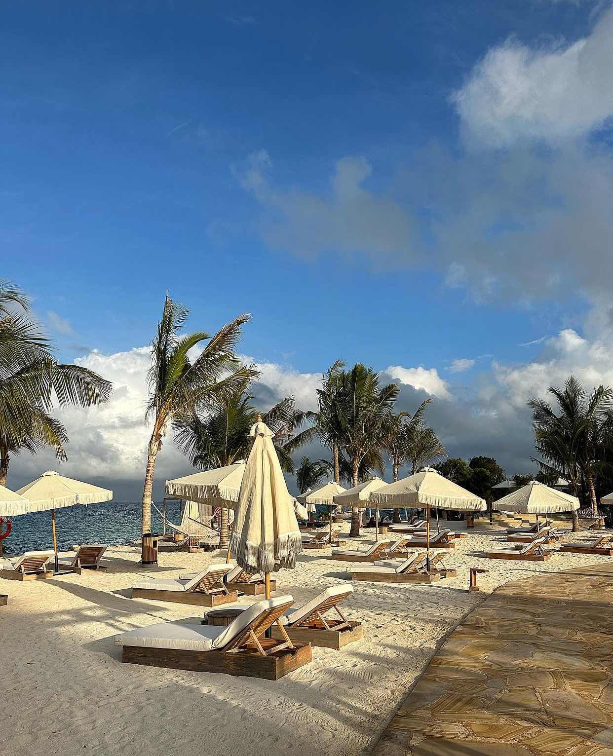 Zanzibar beachfront and turquoise water